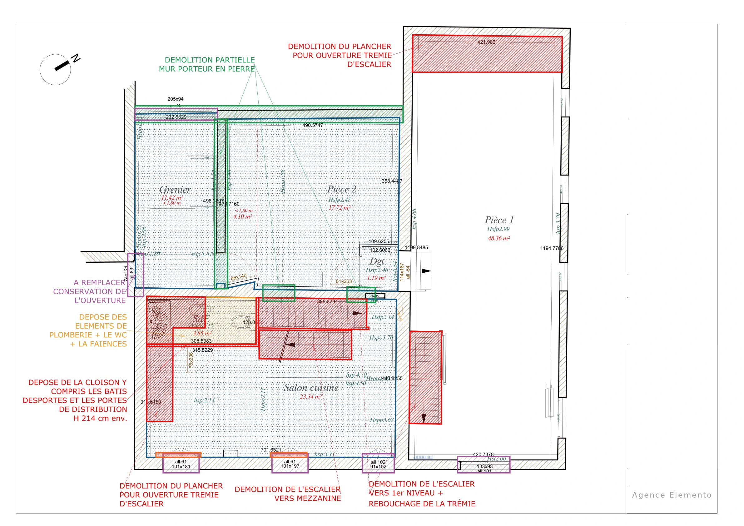 PLAN DÉMOLITION